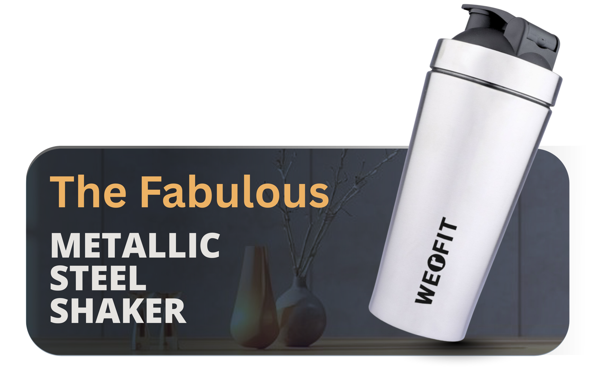 Protein Shaker Bottle | Shaker for Gym with BPA-Free, 100% Leakproof, and 700 ml Capacity, Stainless Steel Material | Gym Shaker Bottle for Men and Women