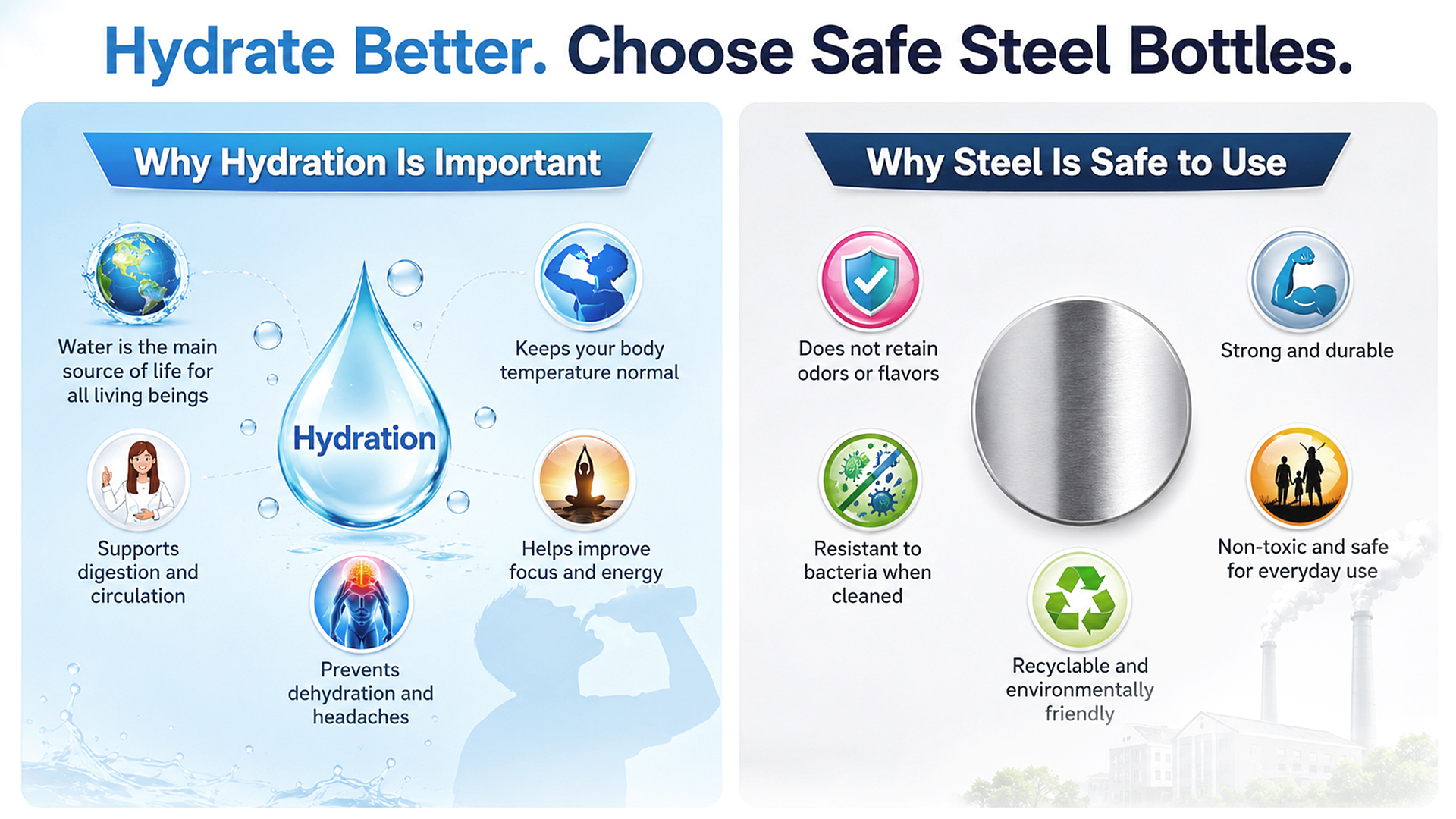 Speedex Stainless Steel Gym Shaker Bottle 750ml with Mixing Ball | Leakproof Protein Shaker for Gym, Wide Mouth, Measurement Markings, Flip Cap | Metal Shaker for Men & Women – Black