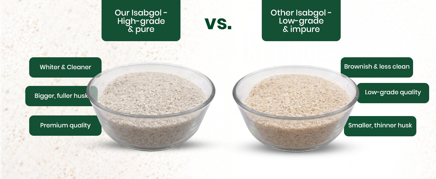 Goodcare Isabgol Psyllium Whole Husk Powder with Fiber 100g