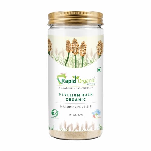 Psyllium Husk Powder 100g | Isabgol Powder | Natural Dietary Fiber | Premium Organic Husk Powder