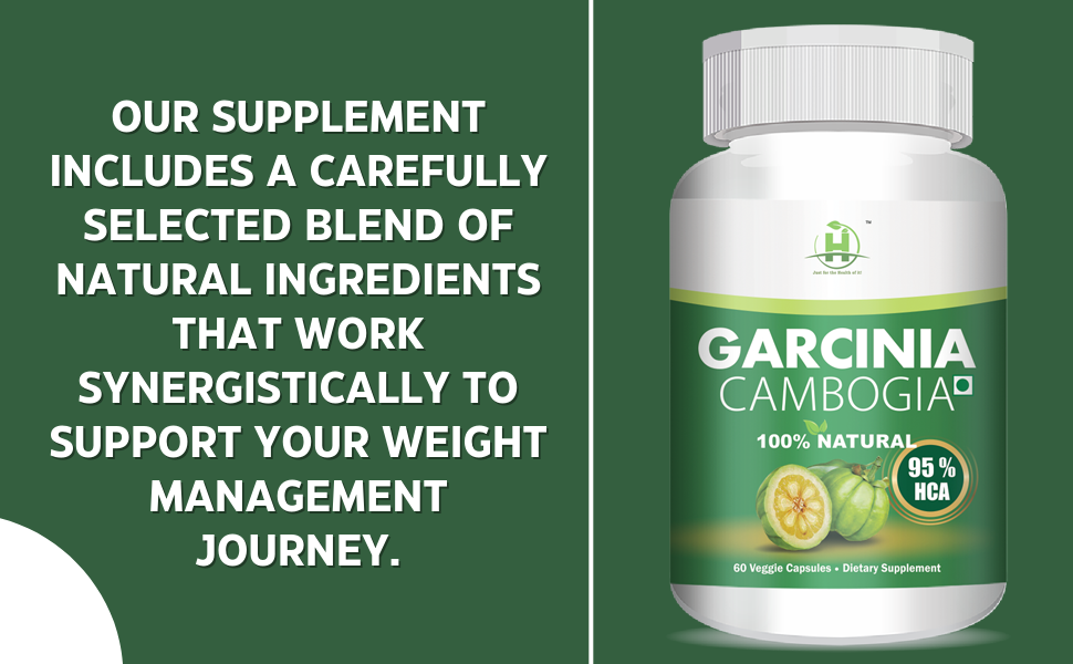 Healthy Nutrition - Just for the Health of it Natural Garcinia Cambogia for Weight Management (60 Capsules)