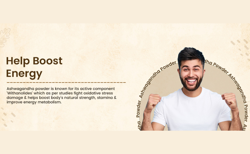 Herbal Hills Ashwagandha Powder, (200 gm Pack) | Supports Stress Relief & Energy Levels | Ashwagandha Churna For Immunity, Strength & Vitality | With Withania Somnifera Root |