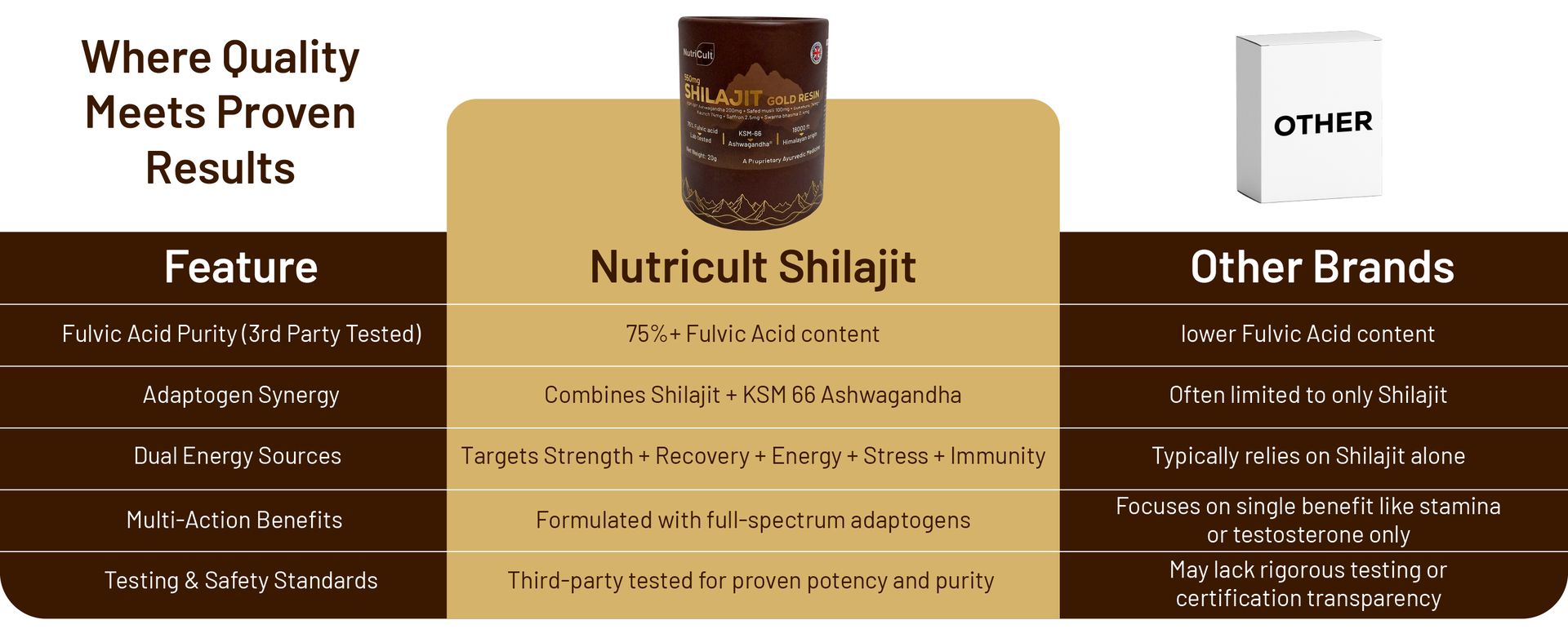 Shilajit Gold Resin For Men & Women | With KSM-66 Ashwagandha, Safed Musli, Gokshura & Saffron | Shilajit For Men | Supports Muscle Recovery, Energy, Stamina, Vitality | 40 Gram (Pack of 2)