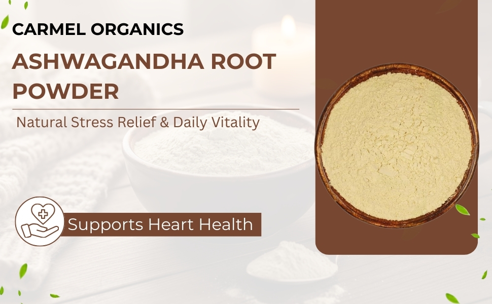 CARMEL ORGANICS Ashwagandha Root Powder 800 Grams