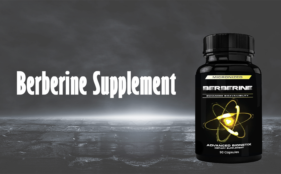 Advanced Bionetix 1500mg Advanced Bioavailability Micronized Berberine Supplement All Natural w/BerbeTal™ Support. 90 Total Capsules