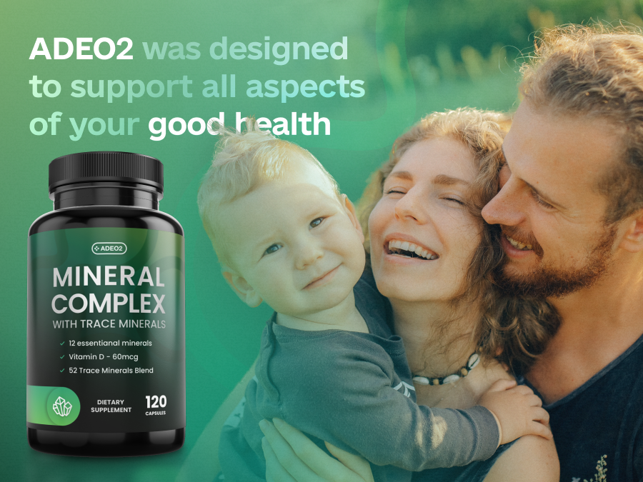 Premium Blend of 52 Trace Minerals Complex with Essential Minerals in Chelated Form – All Natural and 100% Organic - 120 Capsules - Full Spectrum Ionic Mineral Blend - Safe for Women and Men