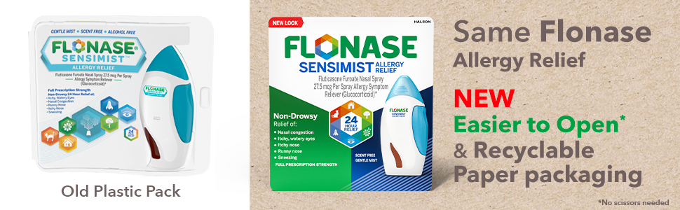 Flonase Sensimist Allergy Relief Nasal Spray, 120 Sprays