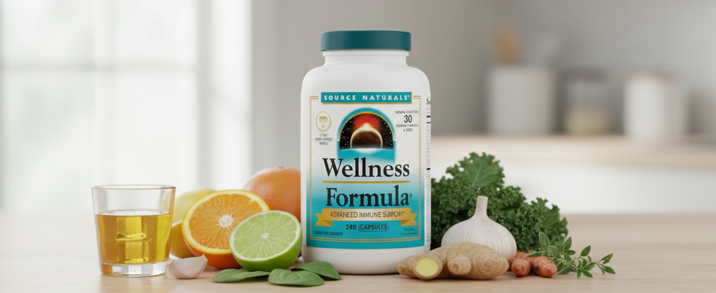 Source Naturals Wellness Formula, Advanced Immune Support - 120 Capsules