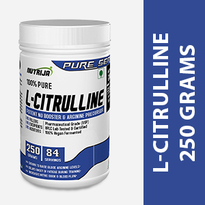 NutriJa L-Citrulline Powder - 250g | Pure L-Citrulline 3000mg Free Form Amino Acid | Pre Workout Supplement for Gym, Training & Sports Nutrition | Pineapple Flavor | 83 Servings