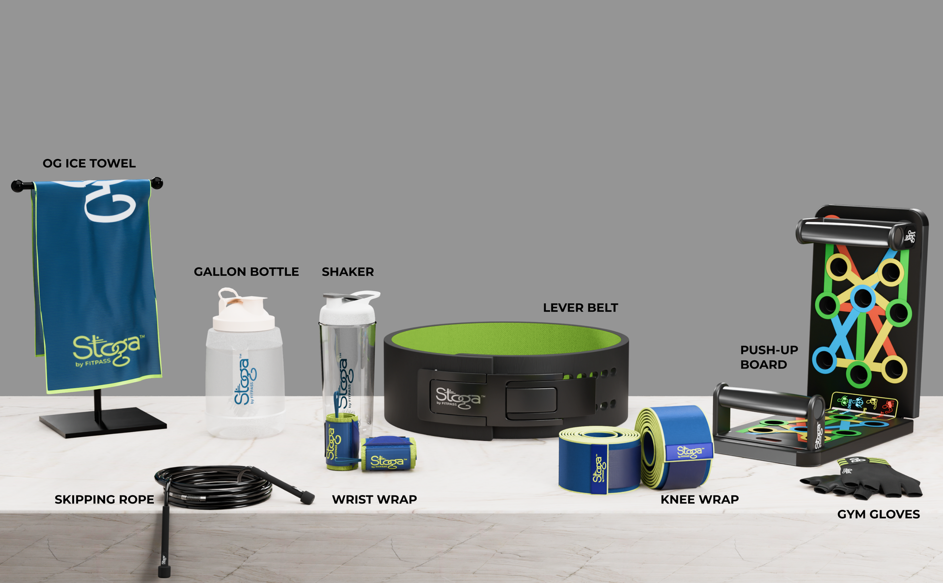 Stoga 750 ml Protein Shaker Bottle | Leak-Proof, BPA-Free, with Mixing Ball & Measurement Marks