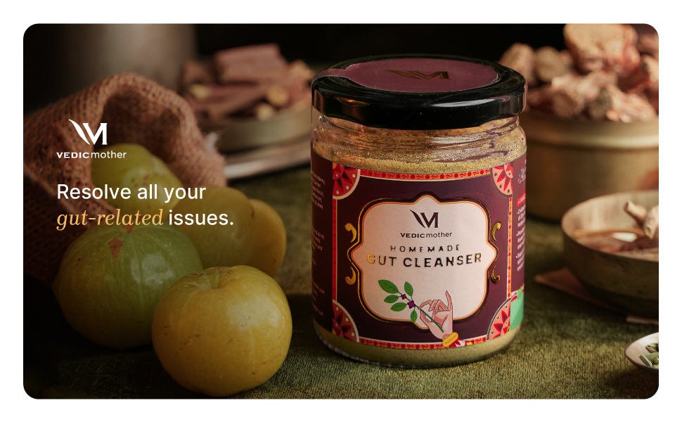 20+ Ayurvedic Herbs Gut Cleanser (100 gm) - Specially Formulated with All Natural Ingredients for Perfectly Clean Skin | Handmade with Love - Gut Health and Constipation