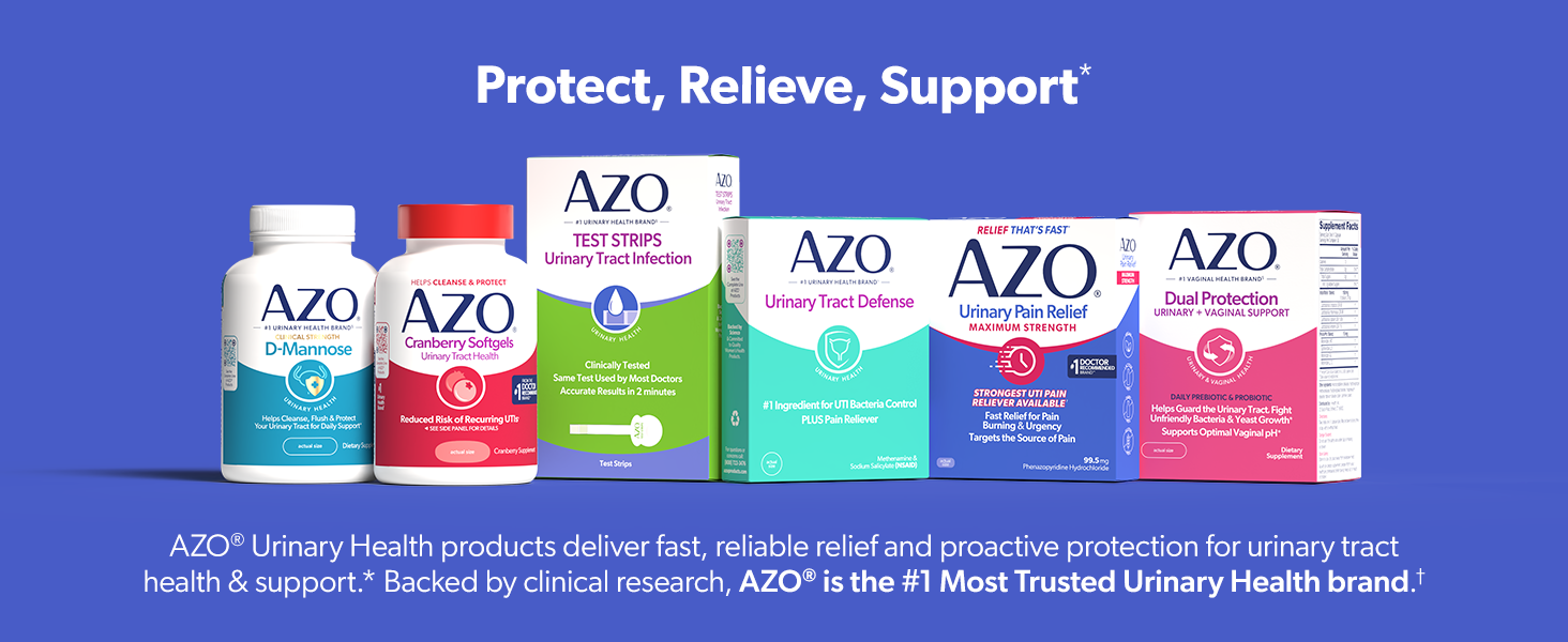 AZO Urinary Pain Relief Maximum Strength, Fast Relief of UTI Pain, 24 Count