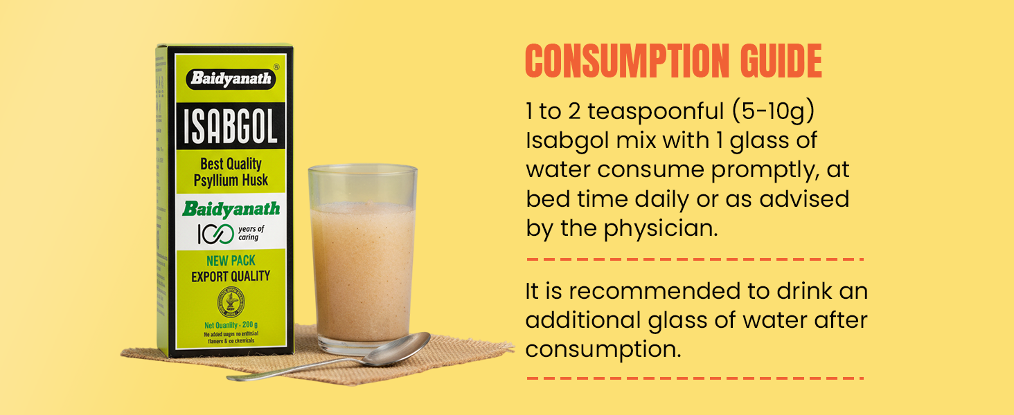 Baidyanath Asli Ayurved Isabgol - Psyllium Husk Powder 200gm (Pack of 2) Boosts Digestion | Constipation Relief Naturally | Rich Source Of Dietary Fiber Supplement - Premium Quality