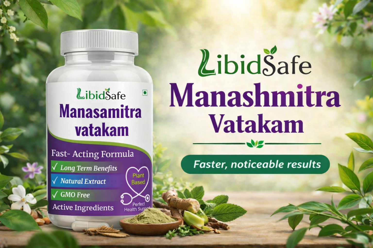 Get Manasmitra Vatakam Capsule with One Another Effective Medicine For Extra Benefits – Ayurvedic Herbal Formula for Many Health Benefits and Stress Relief (Pack of 2)