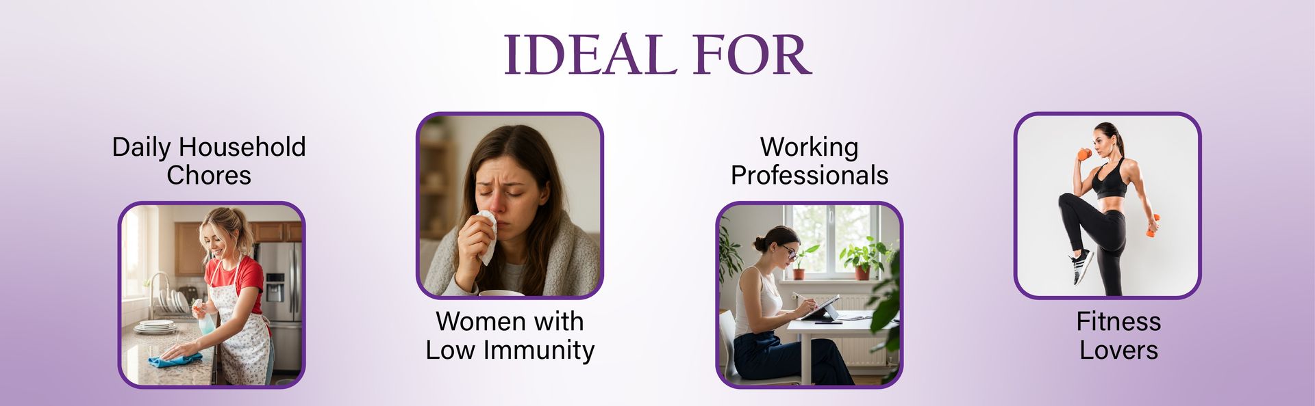 Multivitamin for Women with, Vitamins A C D & B-Complex, Multiminerals Tablets for Daily Nutritional Support, 60 Tablets