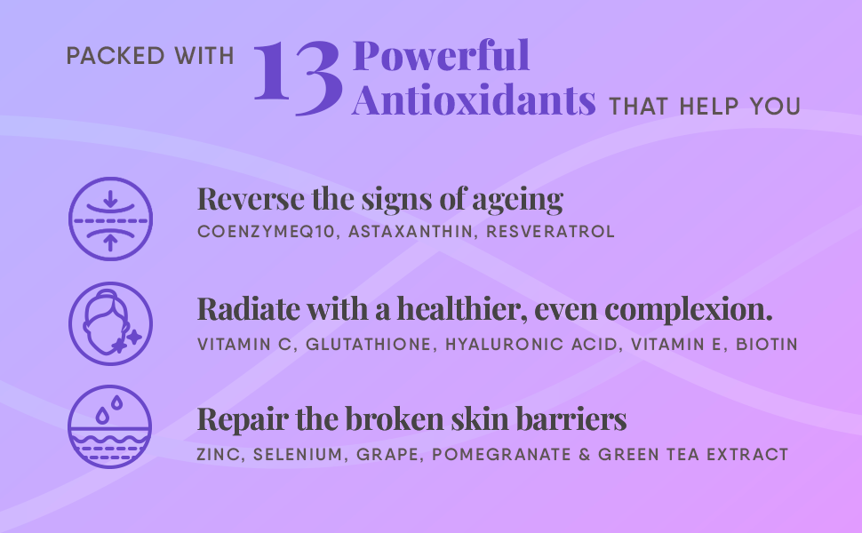 Trunativ Collagen Supplements | Advanced Japanese Marine Collagen Powder for Women & Men | Type 1 and 3 Hydrolyzed Peptides | Supplement with Hyaluronic Acid | Supports Skin Glow, Hair Growth, and Nail Strength | Blueberry Lavender (200g)