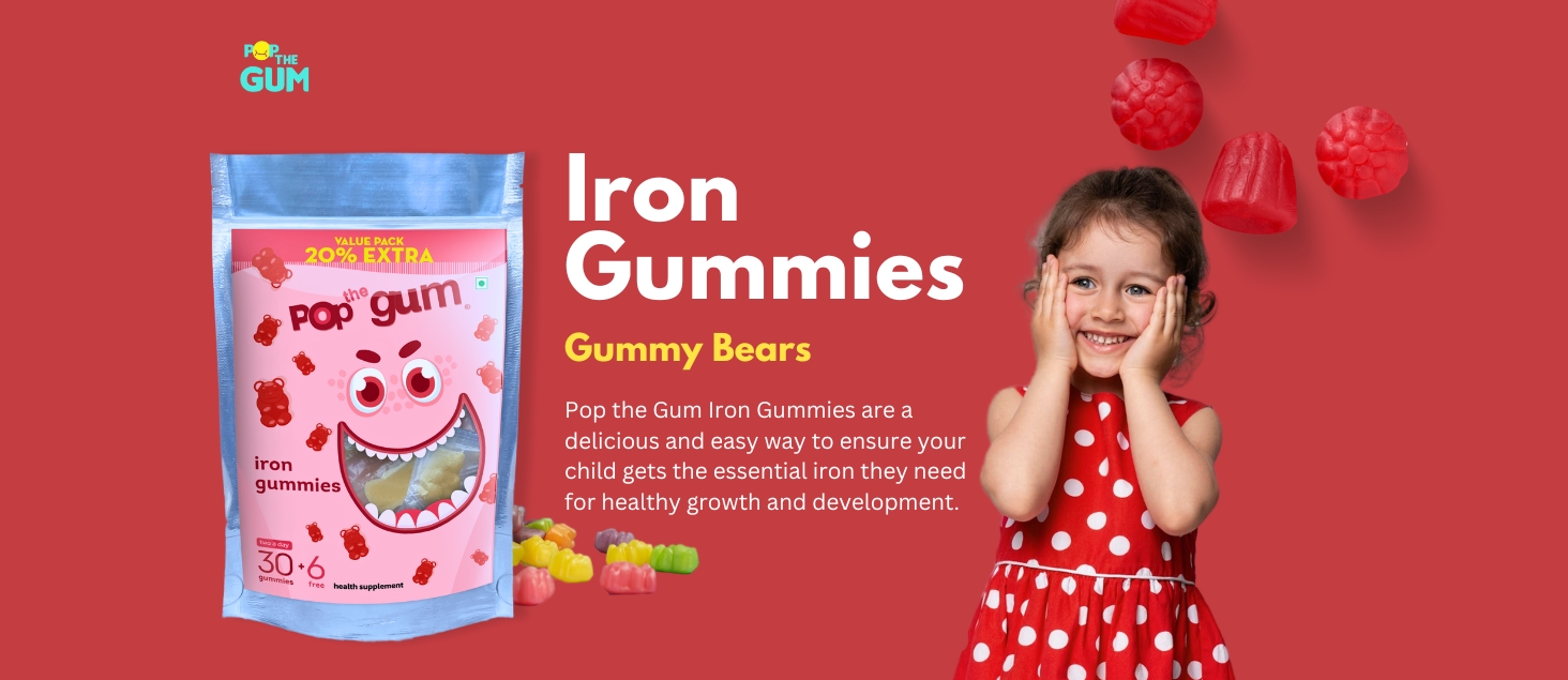 The Pop Gum Family Multivitamin Gummies (Kids & Adults) | Daily Nutritional Support with Vitamin C, D, E, B12, Zinc & Magnesium | Allergen Friendly, Milk & Gluten Free | 36 Gummies Pack