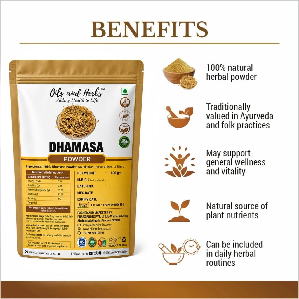 oils-and-herbs-dhamasa-powder-100g-natur-61LdBS+sz-L.jpg