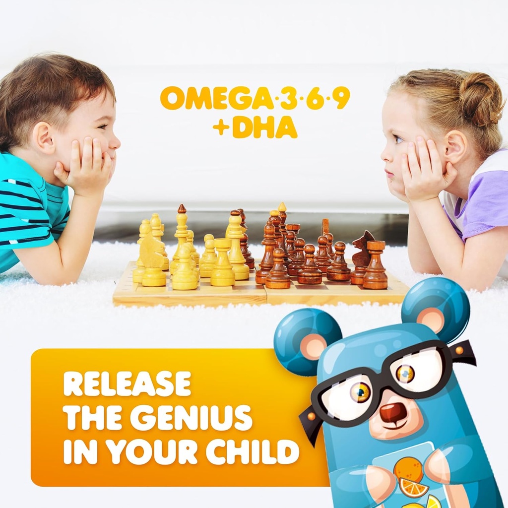 DR. MORITZ Vegan Omega 3 Gummies for Kids and Toddlers (240 Count), Kids Omega 3 Gummies for Brain & Heart Health, No Fish Oil & Gluten Free 4