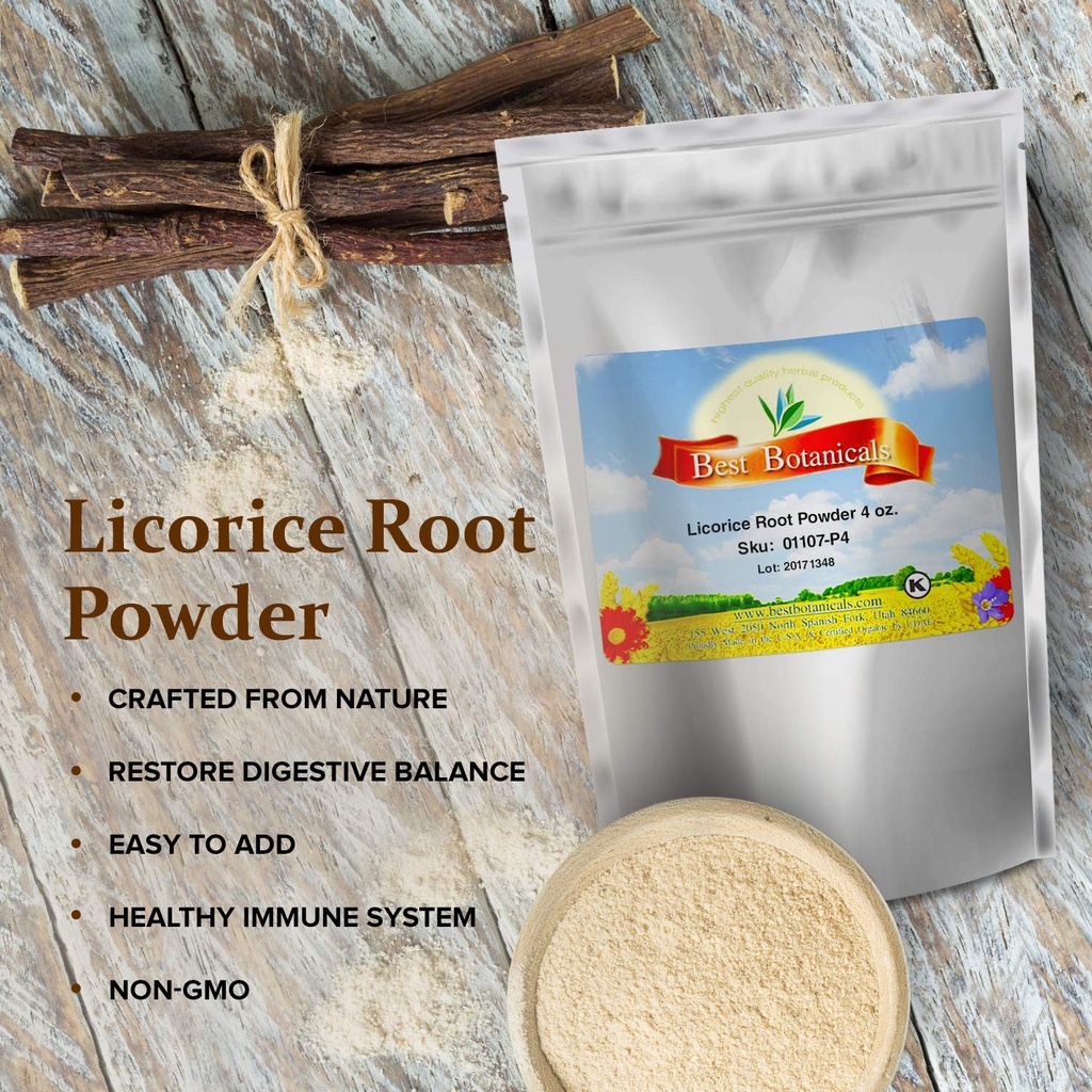 Best Botanicals Licorice Root Powder 4 oz. 4