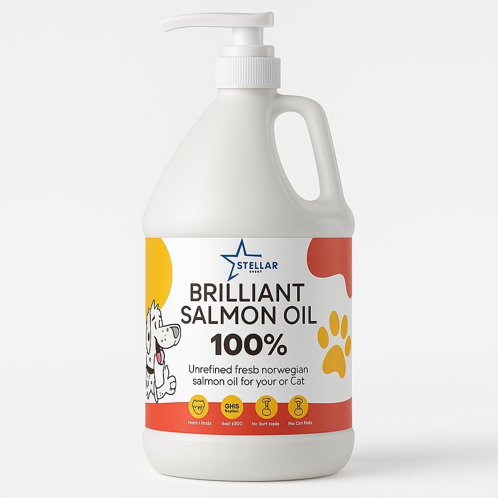 Pure Wild Alaskan Salmon Oil for Dogs & Cats-Stellar Chemical Corp 2