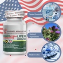 Harvard Apparatus Regenerative Liver Guard 180 Tablets - Liver Cleanse Detox & Repair, Fatty Liver Support Renew Supplement, 14+ Herbs with Silymarin Milk Thistle, Artichoke, Dandelion and More 3