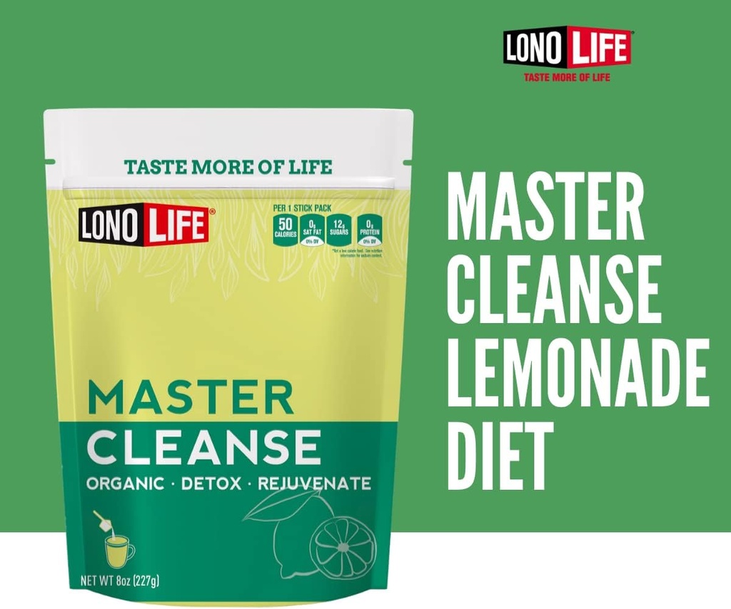 Cleanse Co- Master Cleanse Lemonade - Detox Lemonade Diet Powder - Organic, Gluten-Free - 8 oz Bulk Package- 15 Servings 4