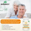 1000mg Liposomal CoQ10 Ubiquinol, 240 Vegan Softgels, High Absorption Ubiquinol CoQ10 Supplement, Active Antioxidant Form of Coenzyme Q10 for Heart Function & Energy Production 5