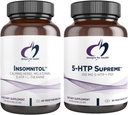 Designs for Health 5-HTP + Insomnitol Duo - Mood Supplement, Includes Valerian, Melatonin, and L-Theanine (2 Product Set) 2