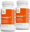 Terry Naturally Omega-7 - Dietary Supplement with Essential Fatty Acids - Nutritional Supplement to Support Skin Health with Sea Buckthorn, Berry Pulp & Seed Oil - 60 Softgels (Pack of 2) 2