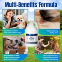 Life Line Pet Nutrition Wild Alaskan Fish Oil for Dogs and Cats 128oz – Omega 3 Fish Oil Supplement for Skin & Coat, Brain, Eye & Heart Health 4