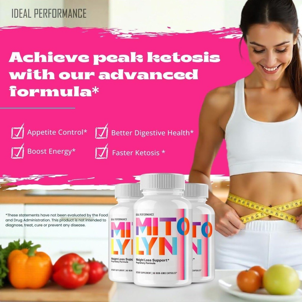 Mitolyn Weight Loss Pills, Mitolyn Reviews Advanced Formula - Mitolyn Capsules Dietary Supplement for Maximum Strength, All Natural Keto Pills, Mitolyn Capsules, Mito lyn Pills Reviews (5 Pack) 6