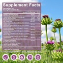 Milk Thistle Liver Cleanse Detox & Repair Supplement Liver Support Liquid Drops with Dandelion Extract, Artichoke 3