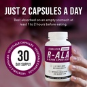 NERVE RENEW R-ALA Stabilized R Alpha Lipoic Acid 600mg Nerve Support Supplement 3 Pack 6