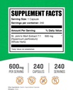 BulkSupplements.com St. Johns Wort Capsules - Hypericum Perforatum, St. John's Wort Herbal Supplements - Vegan, 1 Capsule per Serving, 240 Veg Capsules (Pack of 1) 3