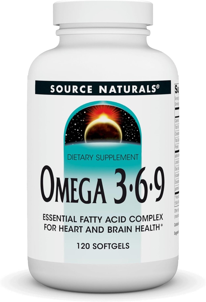 Source Naturals Omega 3-6-9, Essential Fatty Acid Complex for Heart and Brain Health* - 30 Softgels 6