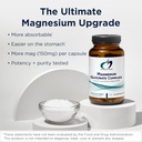 Designs for Health Magnesium Glycinate Complex - Chelated Magnesium Bisglycinate + High Absorption Magnesium for Calming & Sleep, Heart Health, Immune Support & Bone Strength - Vegan (60 Capsules) 3