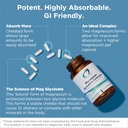 Designs for Health Magnesium Glycinate Complex - Chelated Magnesium Bisglycinate + High Absorption Magnesium for Calming & Sleep, Heart Health, Immune Support & Bone Strength - Vegan (60 Capsules) 4