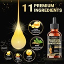 11in1 Magnesium L-Threonate Liquid Drops with Ashwagandha, Vitamin D3, Vitamin C, Vitamin B6, and 6 More - Brain Support - Pineapple Flavor - 2 FL OZ for Full 2-Month 4