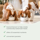 Dr. Mercola Bark & Whiskers Meal Mix for Adult Dogs, 8.09 Oz. (229.5 g), 30 Packets, Offers 20 Essential Nutrients, Promotes Digestive Health, Veterinarian Formulated, Non-GMO 5