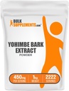 BulkSupplements.com Yohimbe Extract Powder - Yohimbe Bark Extract - Herbal Supplement, Gluten Free, 450mg per Serving, 1kg (2.2 lbs) (Pack of 1) 2
