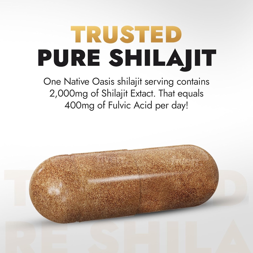 Shilajit Supplement | 2,000mg | Shilajit for Men & Women | Shilajit Pure Himalayan Organic | Natural Shilajit Capsules | Fulvic Acid Supplement | Rich with Trace Minerals | 120 Count. 3