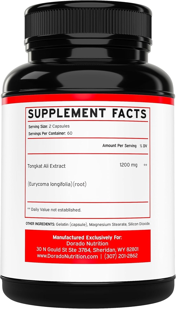 Horny Goat Weed (60 Count) Premium Hornygoatweed Maximum Strength AND Tongkat Ali For Men (120 Capsules) Longjack Tongkat Ali for Men's Health & Vitality Support - Vegan Safe & Made in USA 5
