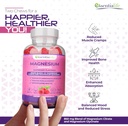 Magnesium Gummies 2 Packs Essentialife 100mg Per Serving - Blend of Magnesium Citrate & Magnesium Glycinate - Supports Healthy Digestion - Stay Calm & Energetic with Magnesium Supplements for Sleep 4
