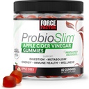 Force Factor ProbioSlim Apple Cider Vinegar Gummies with Organic LactoSpore Probiotics and Prebiotics to Support Digestion, Metabolism, and Immune Health, 60 Gummies 2
