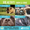 Raw Paws Organic Virgin Coconut Oil for Dogs & Cats, 4-oz - Supports Immune System, Digestion, Oral Health, Thyroid - All Natural Allergy Relief for Dogs - Hairball Relief 3