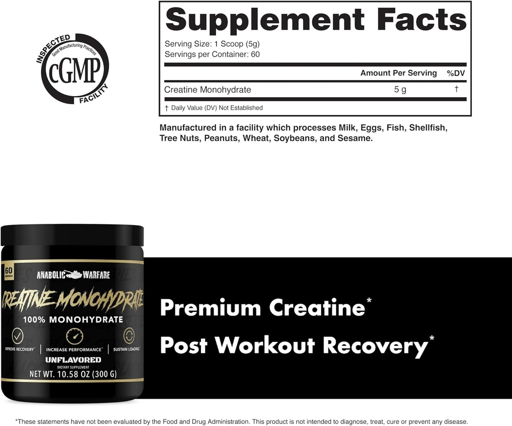 Creatine Monohydrate Advanced Creatine Formular, Pump N Grow Stimulant Free Pump & Endurance Activator and Anabolic Recovery Essential Amino Acids Blend 4