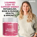 Droppels Women's Multivitamin Gummies with Folic Acid, Vitamins A, D, C, E, K, B6, B12, Biotin & More | Vegan, Non-GMO & Pectin-Based Daily Vitamins for Women | Peach Tea Flavor, 60 Count 6