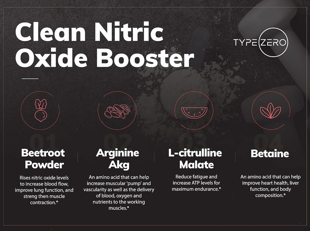 Ultra Clean Stim Free Pump Pre Workout + Nitric Oxide Booster (Fruit Punch) Beetroot, 7G Arginine Citrulline Malate, Betaine, Beta A, ACV+ - Sugar/Caffeine Free Natural Non Stim Preworkout Men & Women 5