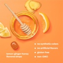 Upspring Stomach Settle Nausea Relief Drops - Fast-Acting Pregnancy Nausea Relief & Morning Sickness Relief with Ginger, Lemon, Spearmint, Honey & B6, Lemon-Ginger-Honey Flavor, 28 Drops 3